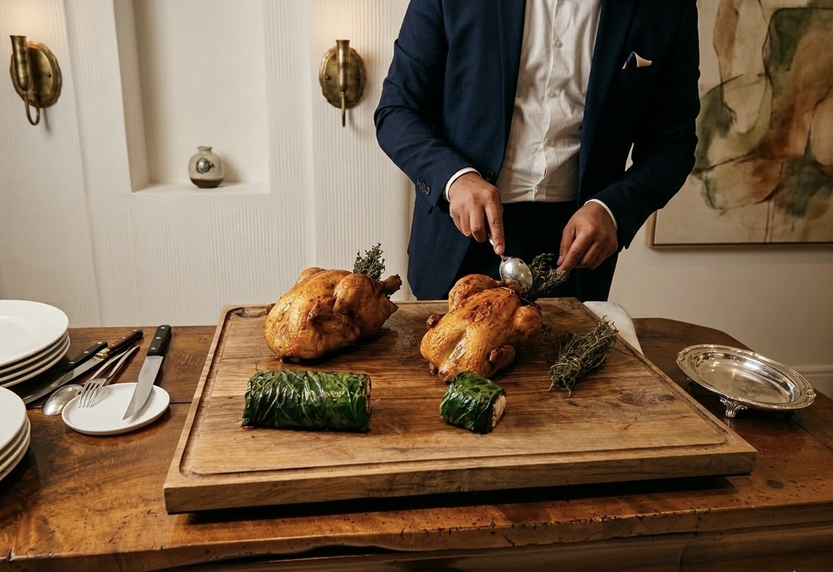 La découpe de la volaille